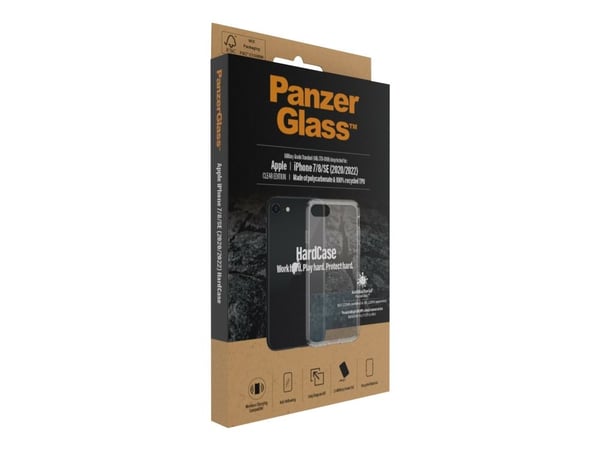 PanzerGlass™ | HardCase - Bakside - Gjennomsiktig | Apple iPhone SE (2. generasjon / 3. generasjon)