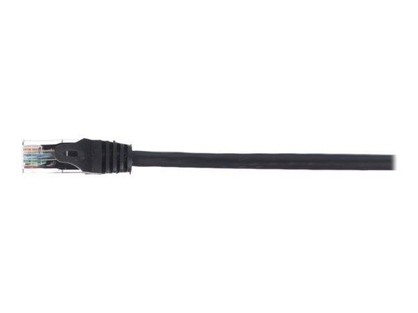Netrack - Patchkabel - RJ-45 (han) til RJ-45 (han) - 50 cm - UTP - CAT 5e - booted, formet, knastfri - sortti