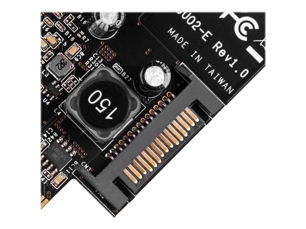 SilverStone ECU02-E - USB-adapter - PCIe 3.0 x2 låg profil - USB 3.2 Gen 2