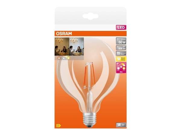 LED-globelampe 7W 827 E27