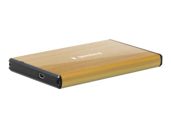 Gembird EE2-U3S-3-GL - Lagringspakke - 2,5" - SATA 6Gb/s - USB 3.0 - gull