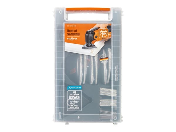 Fein Beat of Sanding - Sander accessory set - 63 deler - Starlock