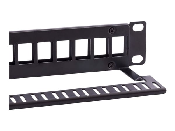 NetRack Netrack patchpanel 19 "24-port, empty, black