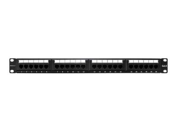 Patch panel RACK 24 ports, cat.6 UTP