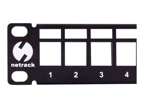 NetRack Netrack patchpanel 19 "24-port, empty, black