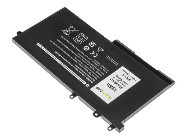 Green Cell - Batteri til bærbar PC (tilsvarer: Dell 3DDDG, Dell 93FTF) - litiumpolymer - 2900 mAh - svart - for Dell Latitude 5280, 5480, 5580