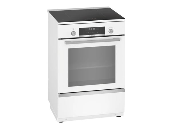 Bosch Series 6 Vapaasti seisova liesi induktiolla - valkoinen