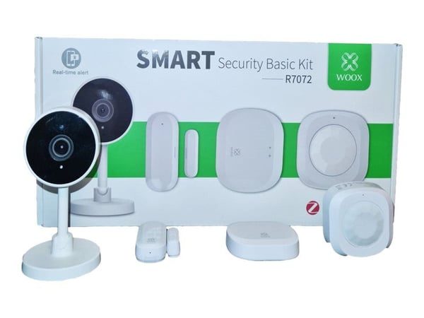 Woox R7072 - Security Kit Basic - säkerhets- och övervakningssystem för hemmet - trådlös - Wi-Fi, ZigBee 3.0 - 2.4 Ghz