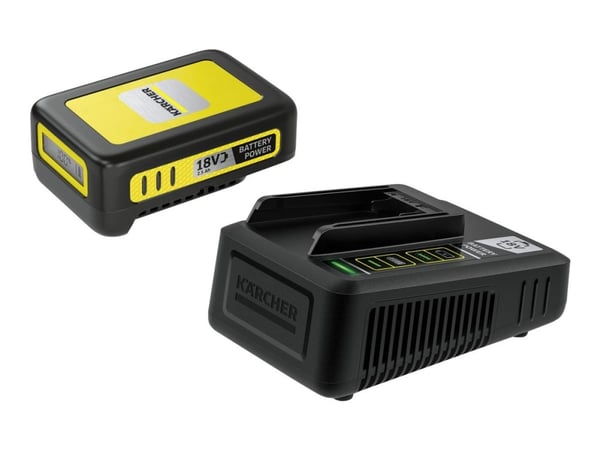 Kärcher - Batterilader + batteri - Li-Ion - 2.5 Ah - for TLO 18-32