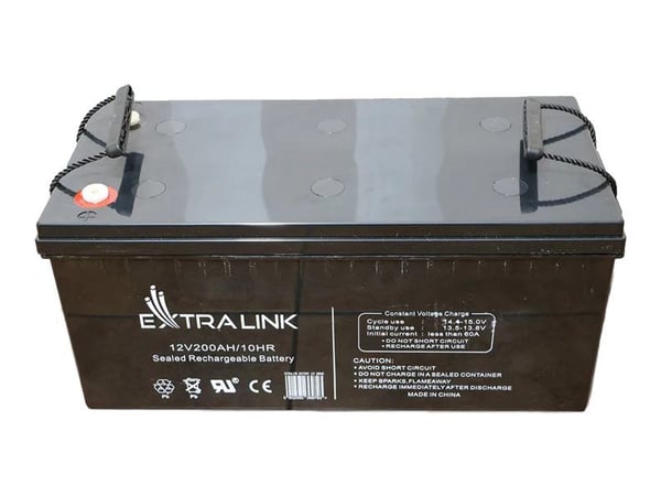 Extralink - UPS-batteri - blysyre - 200 Ah - svart