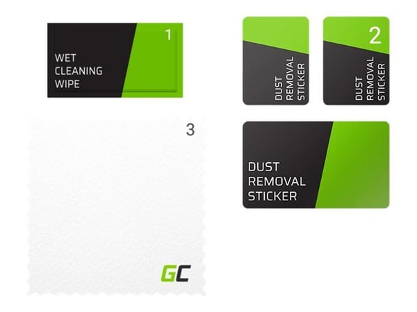 Green Cell Clarity - Skjermbeskyttelse for mobiltelefon - 2.5D - glass - rammefarge svart - for Xiaomi Redmi 8