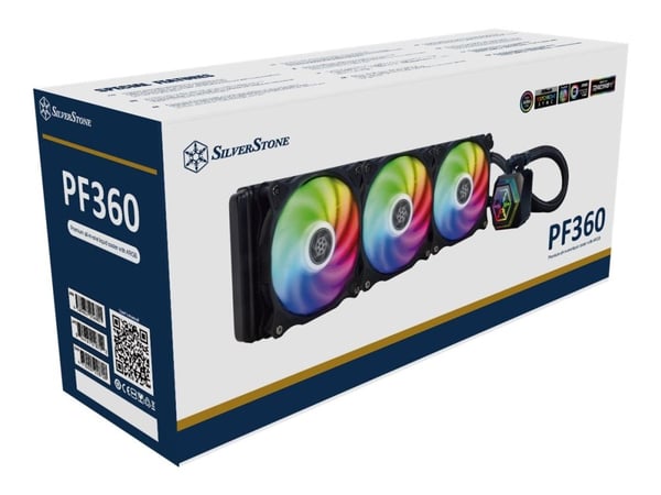 SilverStone Permafrost PF360 V2 - Væskekjølesystem for prosessor - Radiatorstørrelse: 360 mm - (for: LGA1156, AM2, AM3, LGA1155, LGA2011, FM1, FM2,...