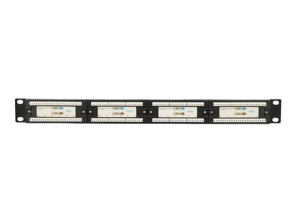 Extralink - Patch-panel - rackmontering - CAT 6 - UTP - RJ-45 X 24 - 1U - 19"
