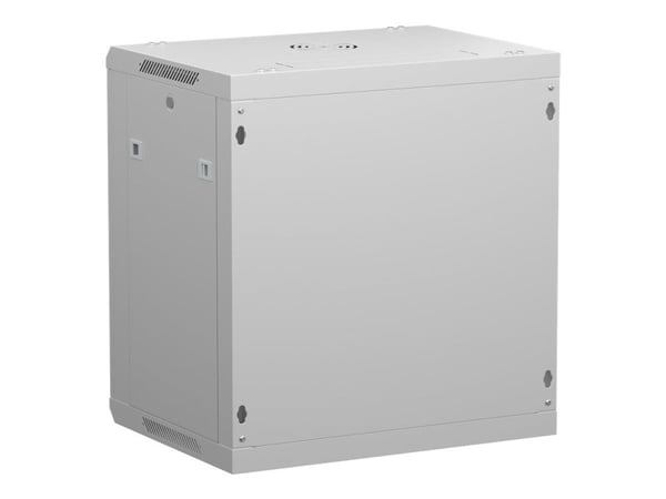 Netrack - Rack skap - veggmonterbar - grå - 12U - 19"