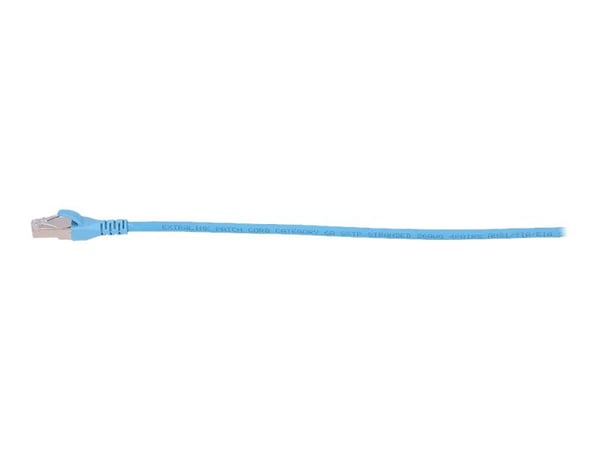 Extralink - Koblingskabel - RJ-45 (hann) til RJ-45 (hann) - 10 m - 6 mm - SF/UTP - CAT 6a - med støvel, innendørs, uten hindringer - blå
