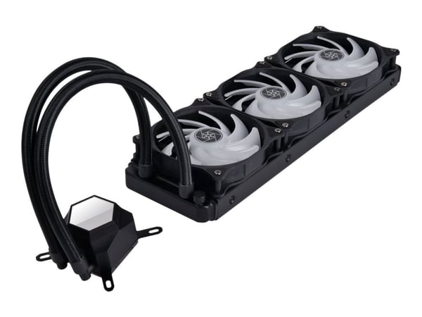 SilverStone Permafrost PF360 V2 - Væskekjølesystem for prosessor - Radiatorstørrelse: 360 mm - (for: LGA1156, AM2, AM3, LGA1155, LGA2011, FM1, FM2,...