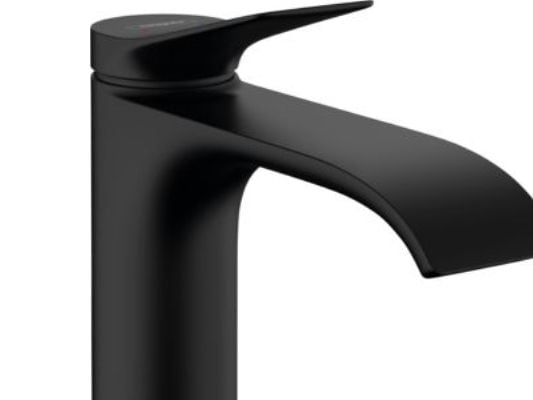 hansGrohe Vivenis 1-grebs håndvaskarmatur 110 med løft-op bundventil mat sort hansGrohe Vivenis 1-grebs håndvaskarmatur 110 med løft-op bundventil mat sort
