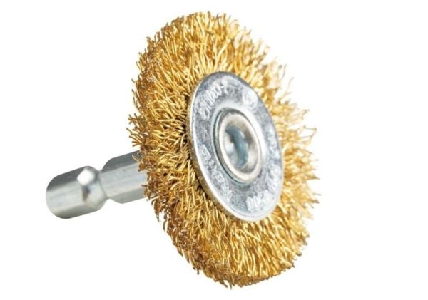 Makita - Kabelhjulbørste - for tre, metall - 38 mm - heksagonal - for Makita DDF485RTJ, DDF486Z, DDF487RAJ