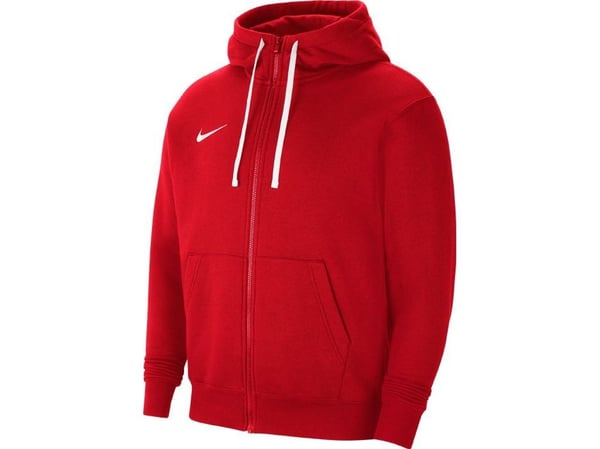 Barnebluse Nike Park 20 Fleece hettegenser med full glidelås rød CW6891 657 (L)