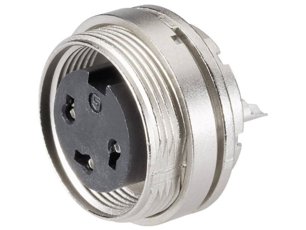 BINDER 09-0308-80-03, 7 A, 250 V, Hunstik, Metallinen, IP40