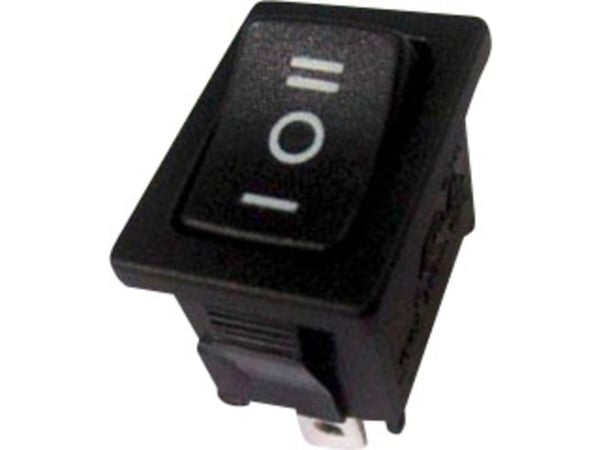 TRU COMPONENTS keinukytkin TC-R13-66D-02 250 V/AC 6 A 1 x On/Off/On Klikkaava/0/Clicking 1 kpl
