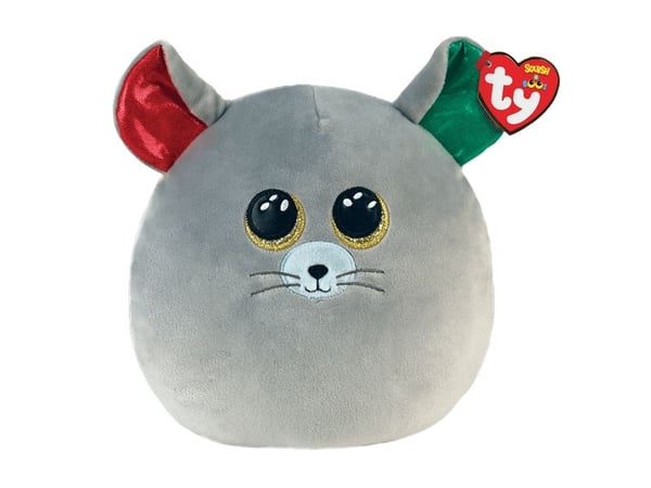 TY Squish-a-Boos Chipper grå mus 22 cm TY Squish-a-Boos Chipper grå mus 22 cm