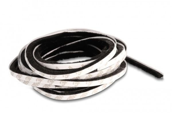 DeLOCK 66893, Dør, Vindu, Sort, Plast, 8 mm, 5 m DeLOCK 66893, Dør, Vindu, Sort, Plast, 8 mm, 5 m