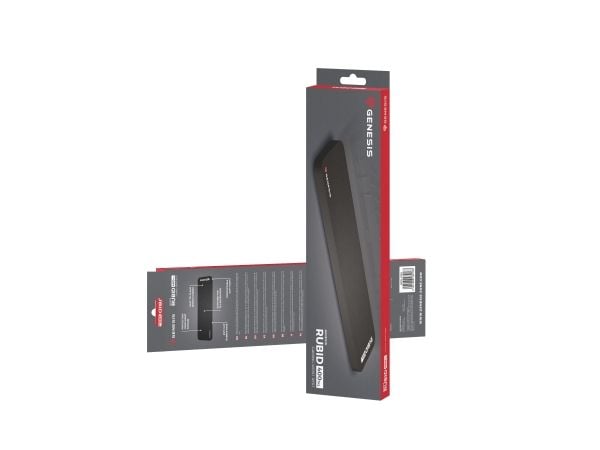 GENESIS Rubid 400 TKL, Stoff, Gummi, Sort, 360 mm, 95 mm, 15 mm, 360 x 95 x 15 mm