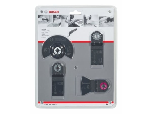 Bosch - Sagbladsett - for tre, laminat, parkett, laminerte paneler - 4 deler