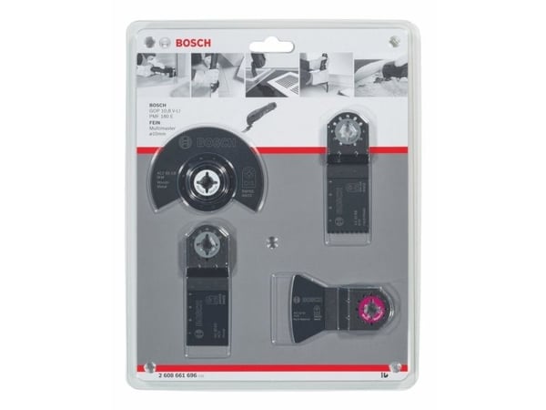 Bosch - Sagbladsett - for tre, laminat, parkett, laminerte paneler - 4 deler