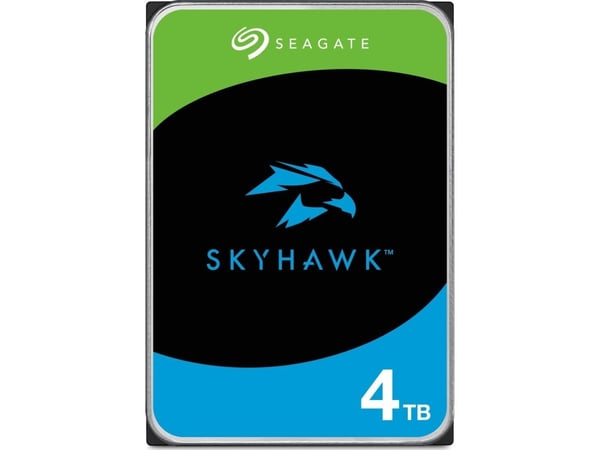 Seagate SkyHawk ST4000VX016 - Hårddisk - 4 TB - inbyggd - 3.5" - SATA 6Gb/s - buffert: 256 MB - med 3 års Seagate Rescue Data Recovery