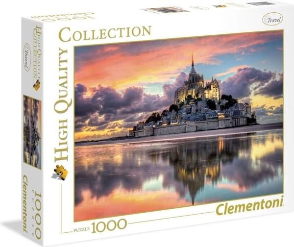 Clementoni High Quality Collection - The Magnificent Mont Saint-Michel - puslespill - 1000 deler