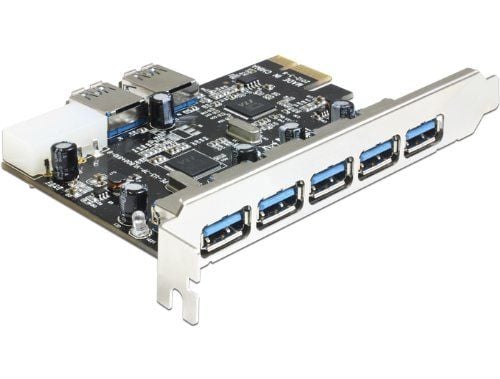 Delock PCI Express Card > 5 x external + 2 x internal USB 3.0 - USB-adapter - PCIe 2.0 - USB 3.0 x 7