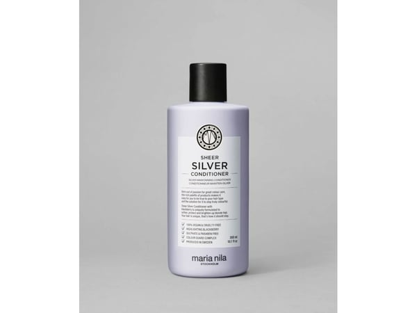 Maria Nila Sheer Silver, Kvinna, 300 ml, Blont hår, Blond, Fuktgivande, Mjukgörande, Stärkande, Flaska