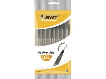 Bic Round stick kynä musta pussi 8 928498 928498 Bic Round stick kynä musta pussi 8 928498 928498