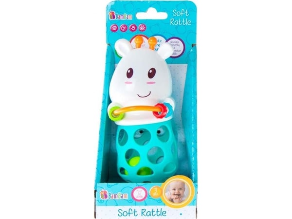 BamBam BAM BAM KROWKA SOFT RATTLE B/O WB 0/48
