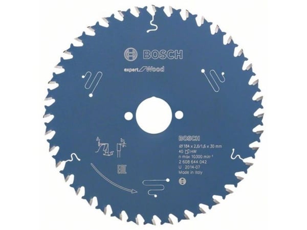 Bosch RUNDSAVKLINGE 184X30X2,6MM 40T EXP WOOD