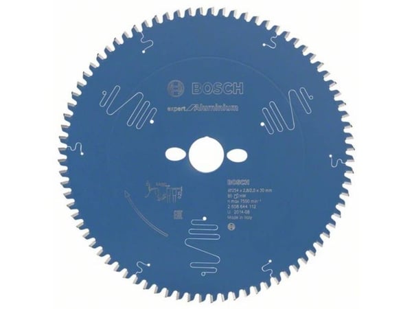 Bosch RUNDSAVKLINGE 254X30X2,8MM 80T EXP ALU