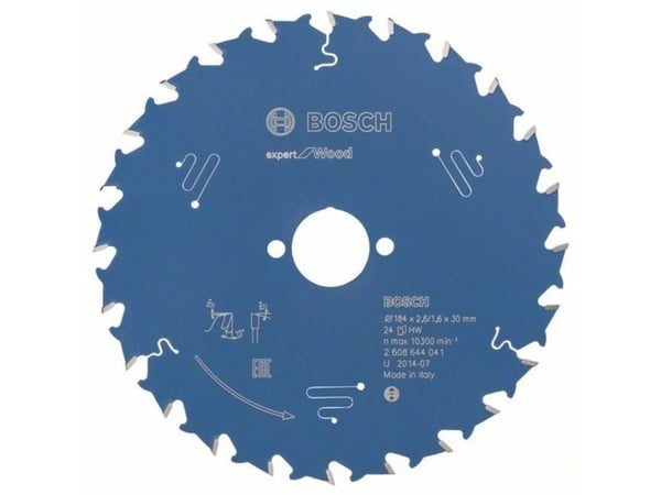 Bosch RUNDSAVKLINGE 184X30X2,6MM 24T EXP WOOD