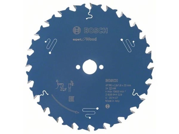 Bosch RUNDSAVKLINGE 180X20X2,6MM 24T EXP WOOD