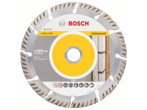 Bosch Standard for Universal - Diamantskjæreplate - for betong, murverk - 180 mm