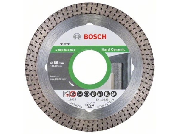 Bosch DIAMANTSKIVE HÅRD CERAMIC 85X22,23MM