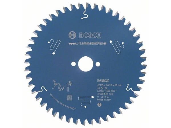 Bosch Expert for Laminated Panel - Sirkelformet sagblad - for kartong, laminerte paneler, wooden composites - 165 mm - 48 tenner