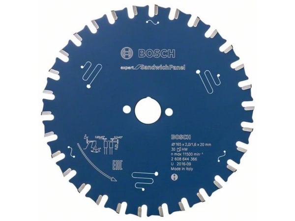Bosch RUND SAVKL 165X2,0X20MM 30T EXP SANDWICH
