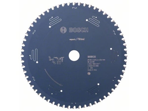 Bosch RUNDSAVKLKLINGE EXP TERÄS 254X25,4MM 60T