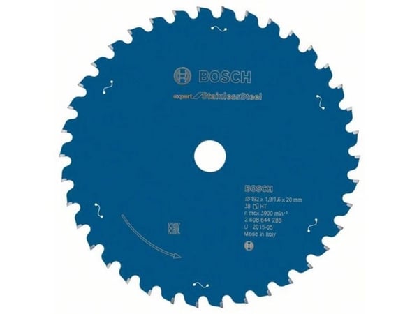 Bosch RUNDSAVKLINGE 192X20MM 38T EXP STAINLESS
