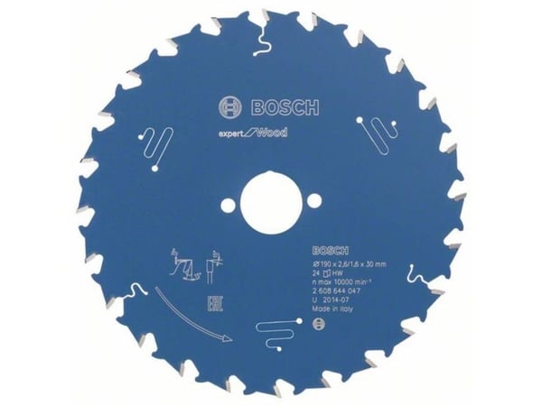 Bosch RUNDSAVKLINGE 190X30X2,6MM 24T EXP WOOD RUNDSAVKLINGE 190X30X2,6MM 24T EXP WOOD