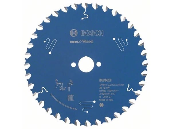 Bosch RUNDSAVKLINGE 160X20X2,2MM 36T EXP WOOD