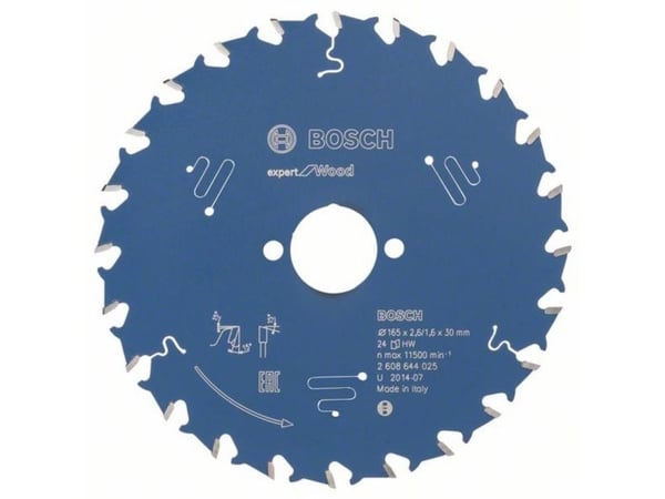 Bosch RUNDSAVKLINGE 165X30X2,6MM 24T EXP WOOD