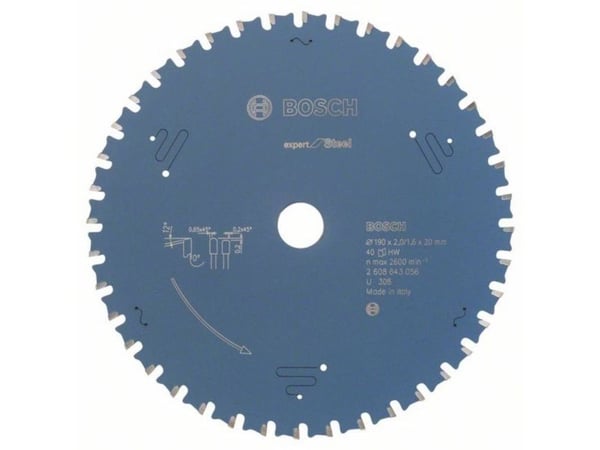 Bosch PYÖRÖRENGAS EXP TERÄS 190X20MM 40T